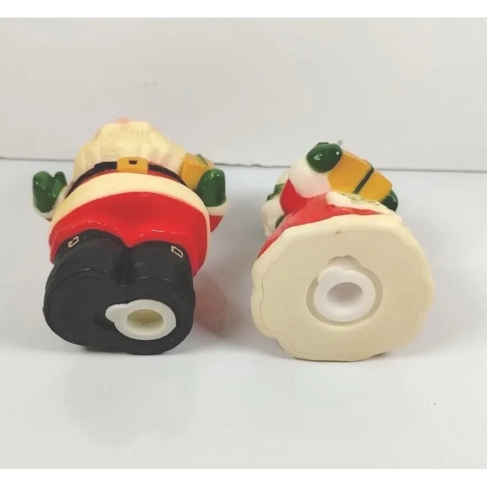 Vintage Hallmark Christmas Santa Mrs Claus‎ Salt Pepper Shakers Hallmark Cards